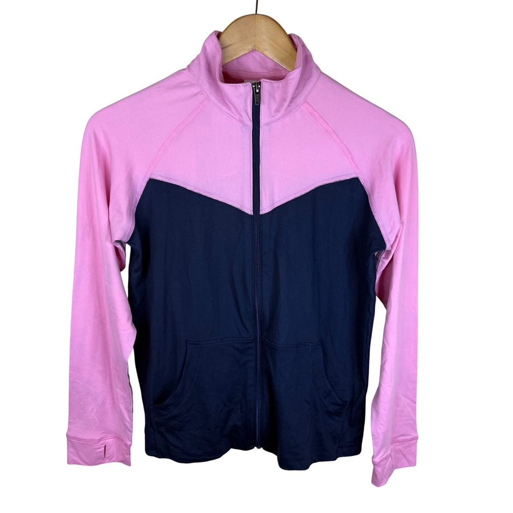Hanna Andersson Size 12 Full Zip UPF/SPF‎ Rash Guard NWOT Thumbholes
